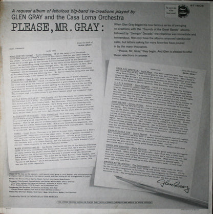 Glen Gray & The Casa Loma Orchestra : Please, Mr. Gray... (LP, Album)