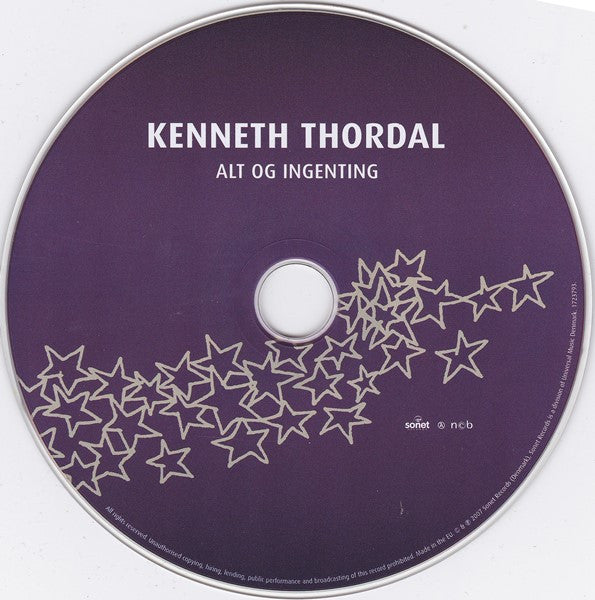 Kenneth Thordal : Alt Og Ingenting (CD, Album)