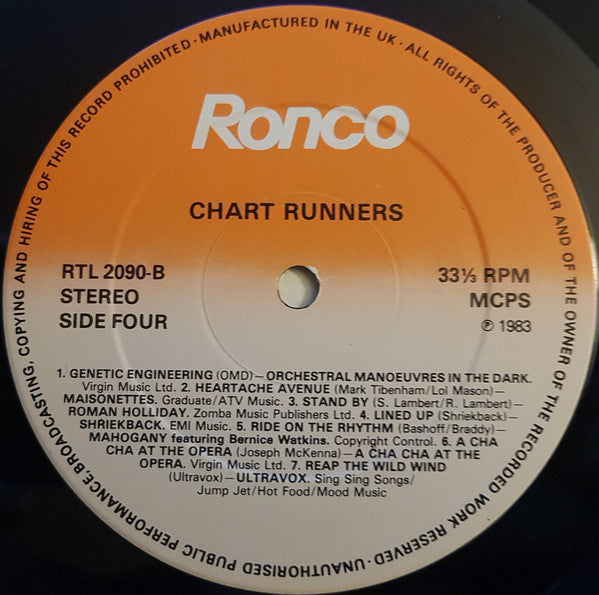 Various : Chart Runners Part 2 (LP, Album, Comp)