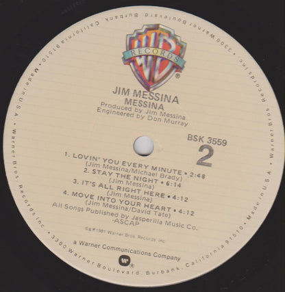 Jim Messina : Messina (LP, Album)