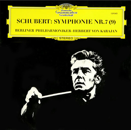 Franz Schubert - Berliner Philharmoniker • Herbert von Karajan : Symphonie Nr. 7 (9) (LP, RE)