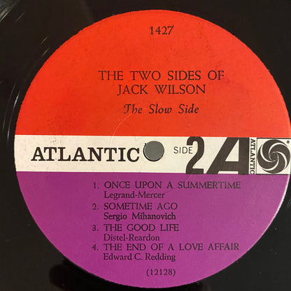 Jack Wilson With "Philly" Joe Jones & Leroy Vinnegar : The Two Sides Of Jack Wilson (LP, Album, Mono)