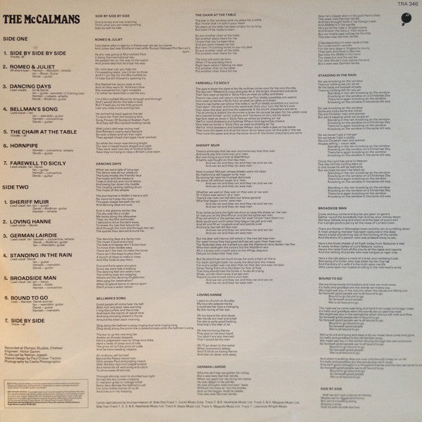 The McCalmans : Side By Side By Side (LP)