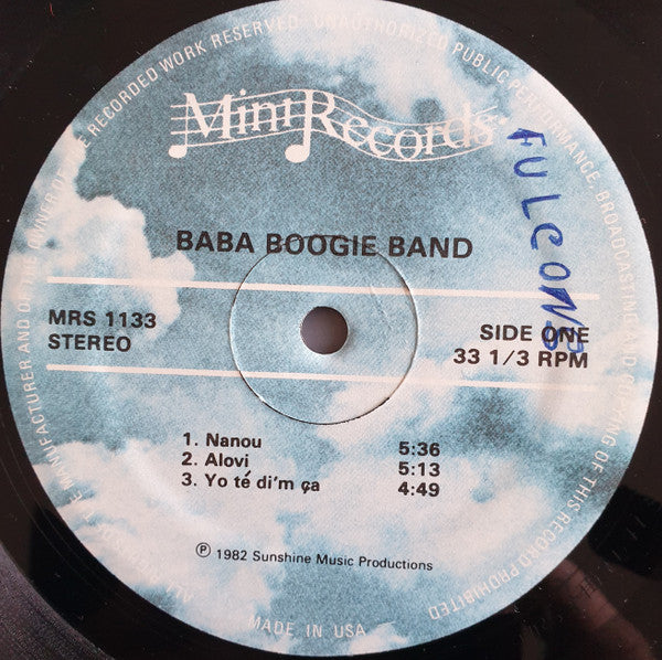 Baba Boogie Band : Baba Boogie Band (LP)