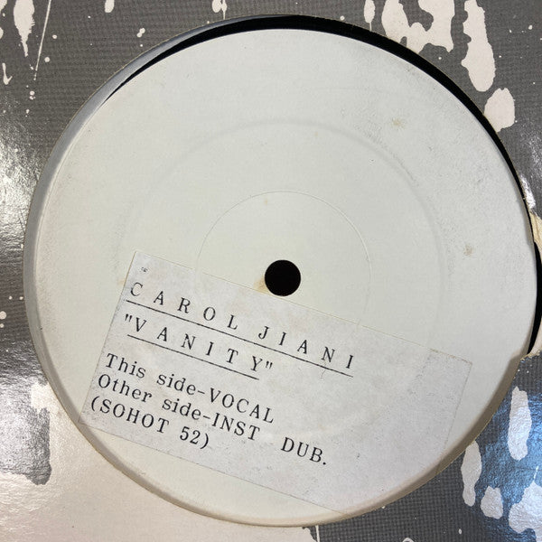 Carol Jiani : Vanity (12", W/Lbl, Sti)