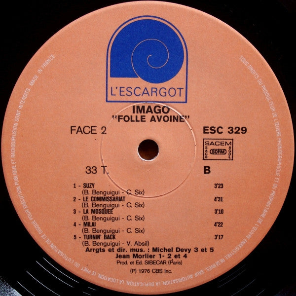 Imago (7) : Folle Avoine (LP, Album)