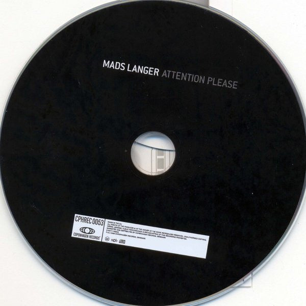 Mads Langer : Attention Please (CD, Album)