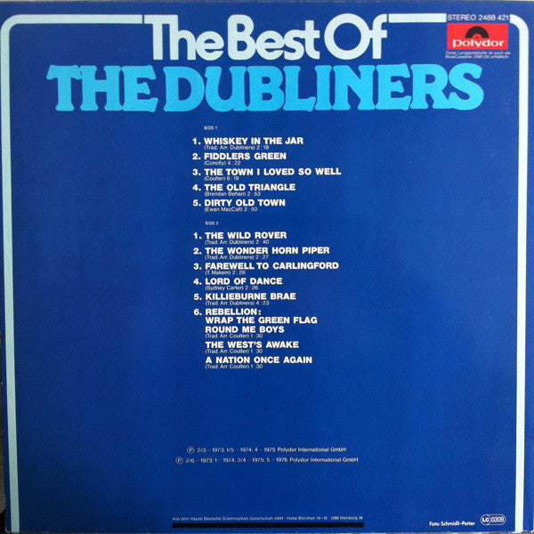 The Dubliners : The Best Of The Dubliners (LP, Comp)