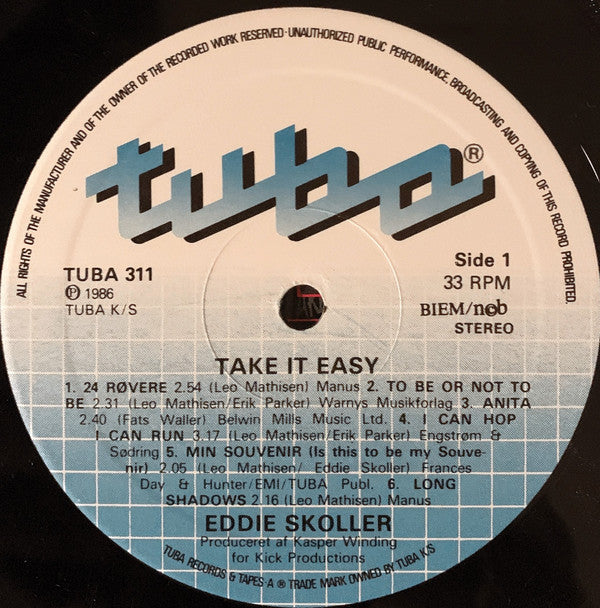 Eddie Skoller : Take It Easy (LP, Album)