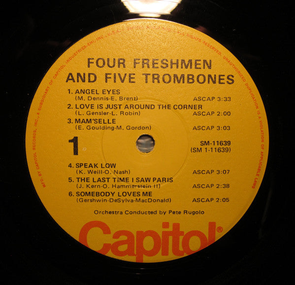 The Four Freshmen : Four Freshmen And 5 Trombones (LP, Album, RE, Duo)