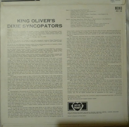 King Oliver & His Dixie Syncopators : King Oliver's Dixie Syncopators (LP, Comp, Mono)