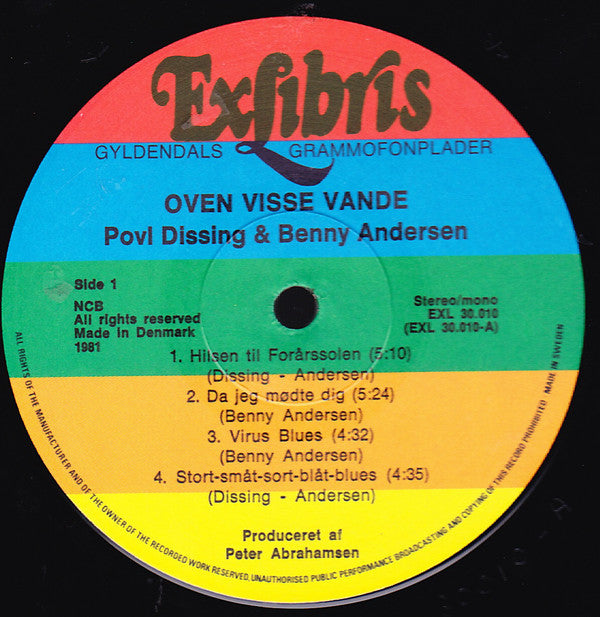 Povl Dissing & Benny Andersen : Oven Visse Vande (LP, Album, RE)