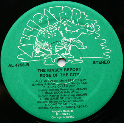 The Kinsey Report : Edge Of The City (LP, Album)