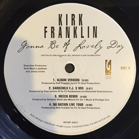 Kirk Franklin : Gonna Be A Lovely Day (12", Promo)