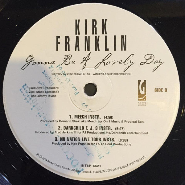 Kirk Franklin : Gonna Be A Lovely Day (12", Promo)