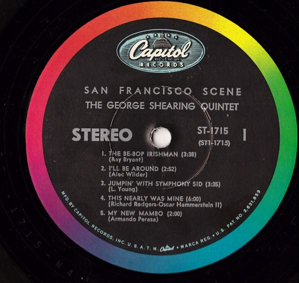 The George Shearing Quintet : San Francisco Scene (LP, Album, Scr)