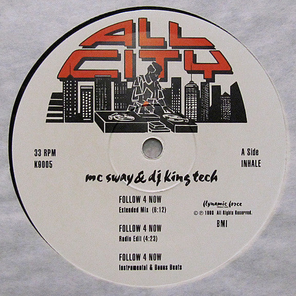 Sway & King Tech : Follow 4 Now / Time 4 Peace (12", Pic)