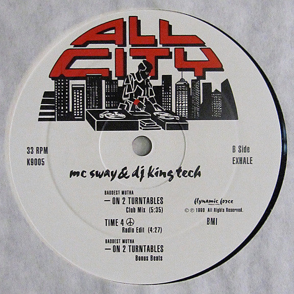 Sway & King Tech : Follow 4 Now / Time 4 Peace (12", Pic)