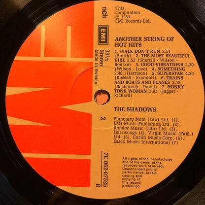 The Shadows : Another String Of Hot Hits (LP, Comp)