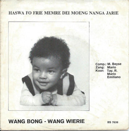 Mario Beyse : Wan Piple (7")