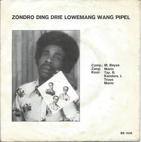 Mario Beyse : Wan Piple (7")