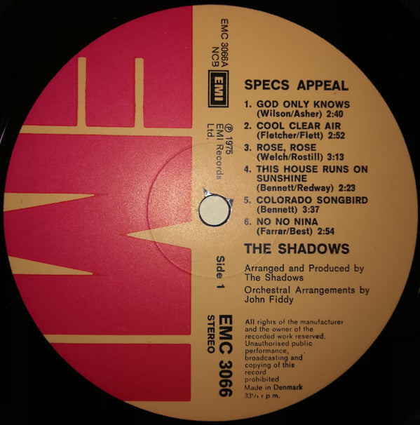 The Shadows : Specs Appeal (LP)