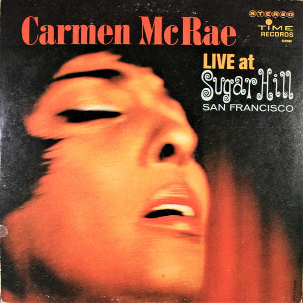 Carmen McRae : Live At Sugar Hill San Francisco (LP, Album)