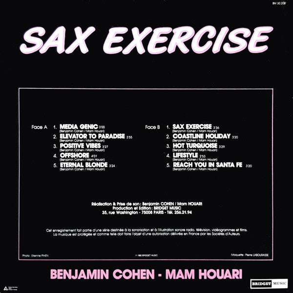 Benjamin Cohen (2) & Mam Houari : Sax Exercise (LP)