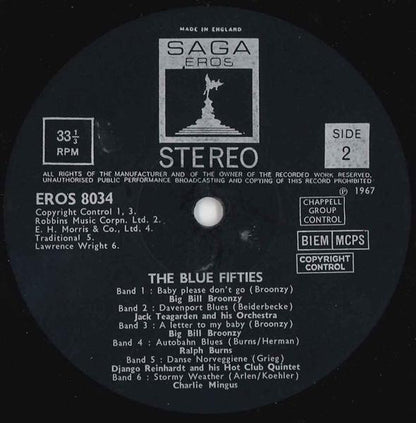 Various : The Blue 50's (LP, Comp)