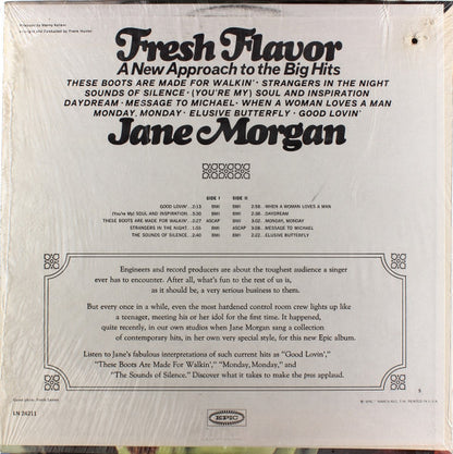 Jane Morgan : Fresh Flavor (LP, Album, Mono)