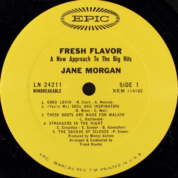 Jane Morgan : Fresh Flavor (LP, Album, Mono)