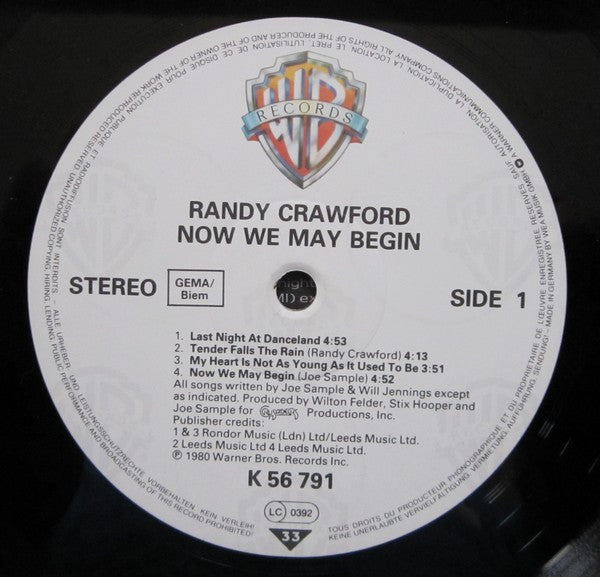 Randy Crawford : Now We May Begin (LP, Album, RE)