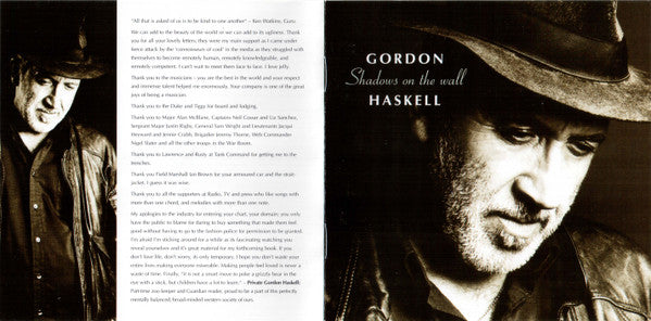 Gordon Haskell : Shadows On The Wall (CD, Album)