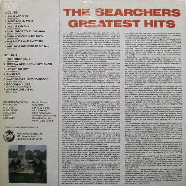 The Searchers : Greatest Hits (LP, Comp)