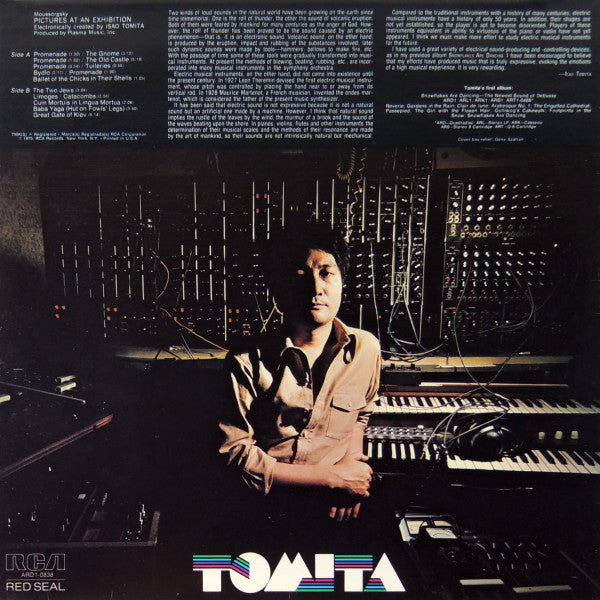 Tomita : Pictures At An Exhibition (LP, Album, Quad)