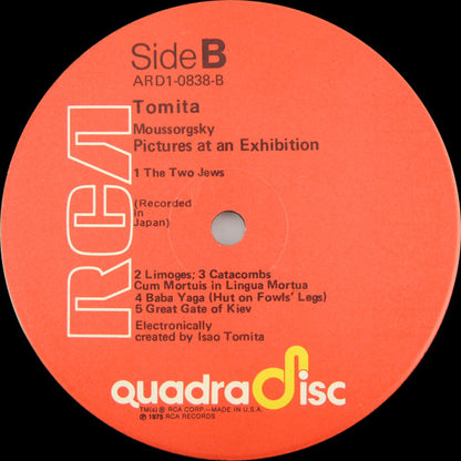 Tomita : Pictures At An Exhibition (LP, Album, Quad)