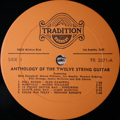 Various : Anthology Of The Twelve String Guitar (LP, Comp)