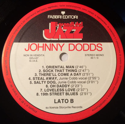 Johnny Dodds : Johnny Dodds (LP, Comp, Mono)