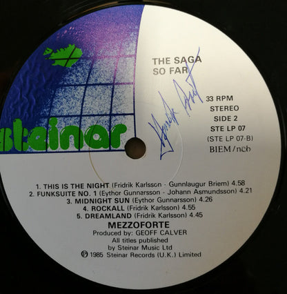 Mezzoforte : The Saga So Far (LP, Comp)