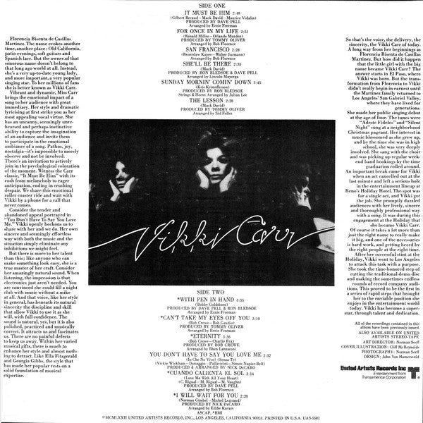 Vikki Carr : The Best Of Vikki Carr (LP, Comp)