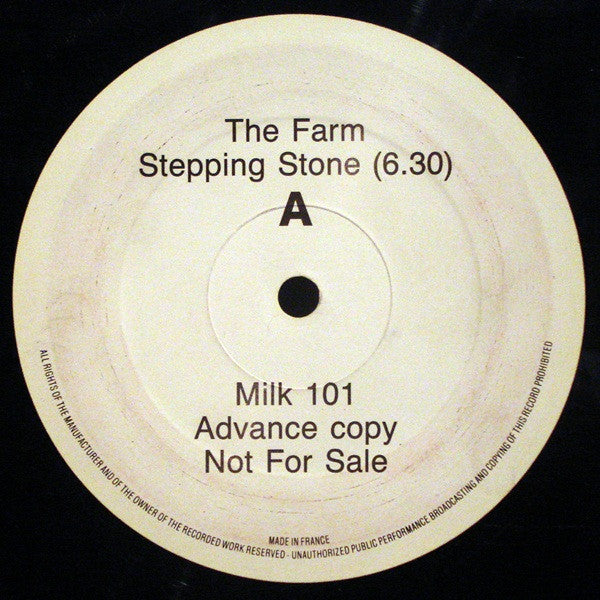 The Farm : Stepping Stone / Family Of Man (12", Advance)