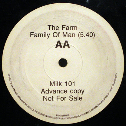 The Farm : Stepping Stone / Family Of Man (12", Advance)