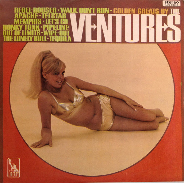 The Ventures : Golden Greats By The Ventures (LP, Comp, RP)