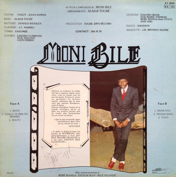 Moni Bilé : Bijou (LP, Album)