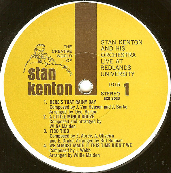 Stan Kenton And His Orchestra : Live At Redlands University (2xLP, Album, Gat)