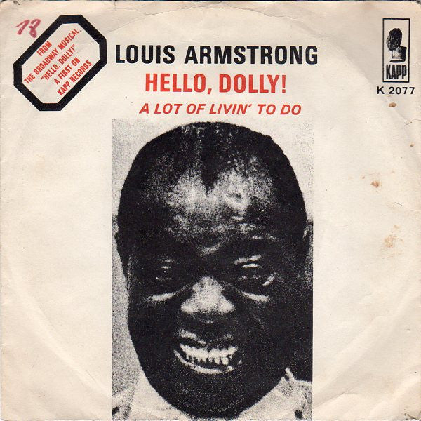 Louis Armstrong : Hello, Dolly! (7", Single)