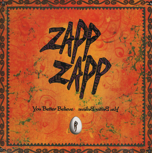 Zapp Zapp : You Better Believe (CD, Album)