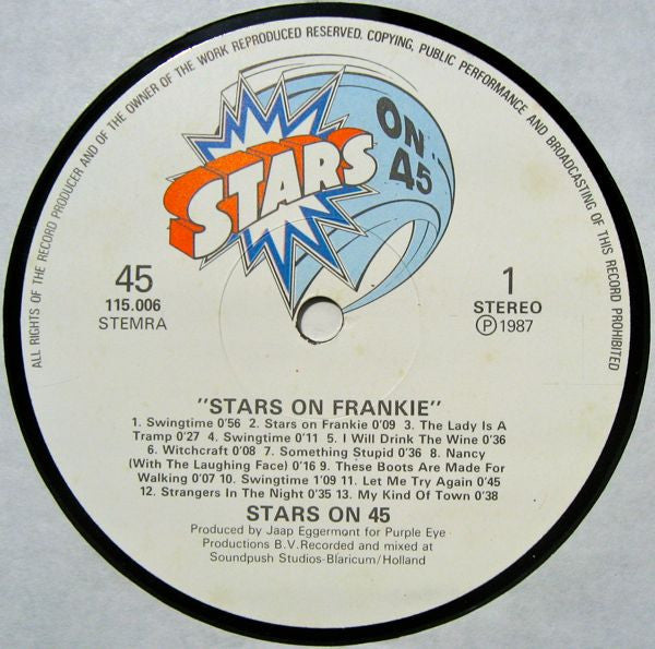 Stars On 45 : Stars On Frankie (12")