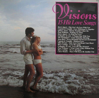 Various : Visions - 15 Hit Love Songs (LP, Comp)