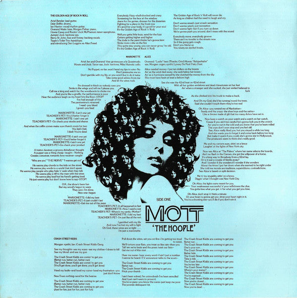 Mott The Hoople : The Hoople (LP, Album)